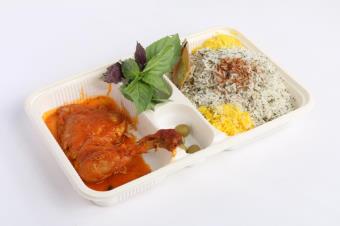 باقالی پلو با مرغ و روغن کرمانشاهی